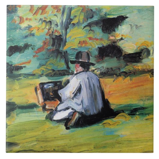 Paul Cezanne - A Painter at Work,  タイル (正面)