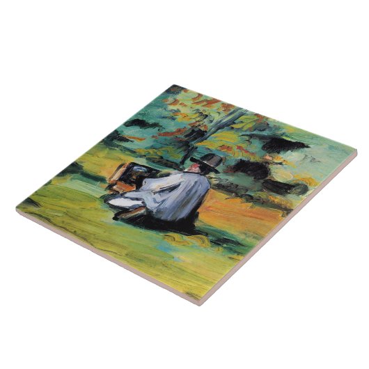 Paul Cezanne - A Painter at Work,  タイル (側面)