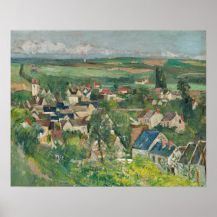 Paul Cezanne - Auvers, Panoramic View ポスター