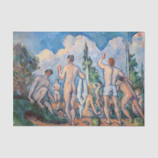 Paul Cezanne - Bathers 薄葉紙 (正面)