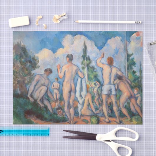 Paul Cezanne - Bathers 薄葉紙 (クラフト)