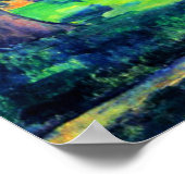 Paul Cezanne - Chestnut Tree and Farm, ポスター (角)