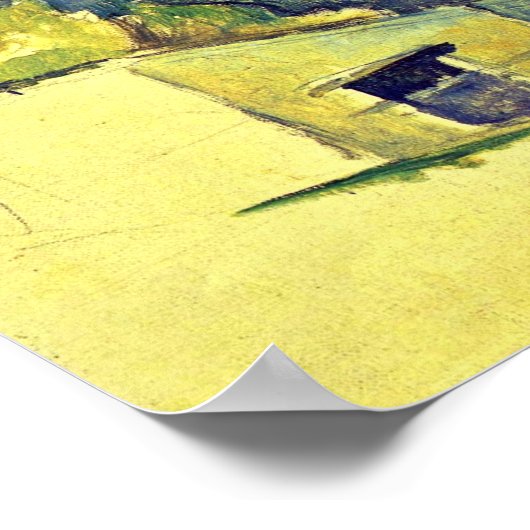 Paul Cezanne - Gardanne ポスター (角)