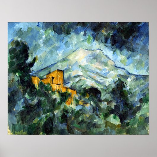 Paul Cezanne Mont Sainte-Victoire and Château Noir ポスター (正面)