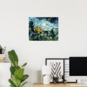 Paul Cezanne Mont Sainte-Victoire and Château Noir ポスター (ホームオフィス)