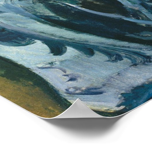 Paul Cezanne Still Life Ginger Jar and Eggplant ポスター (角)