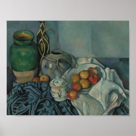 Paul Cezanne - Still Life with Apples ポスター (正面)