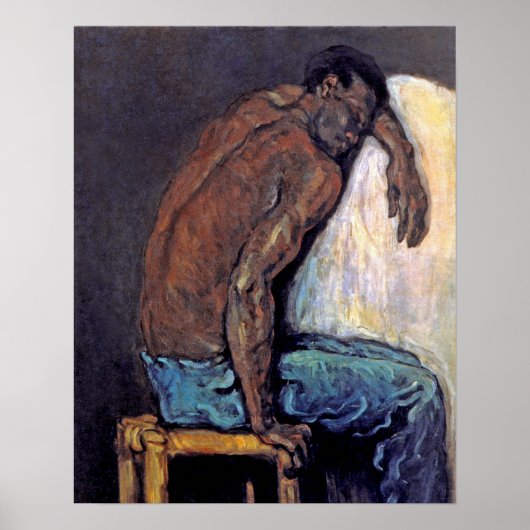 Paul Cezanne - The Negro Scipio Fine Art Painting ポスター (正面)