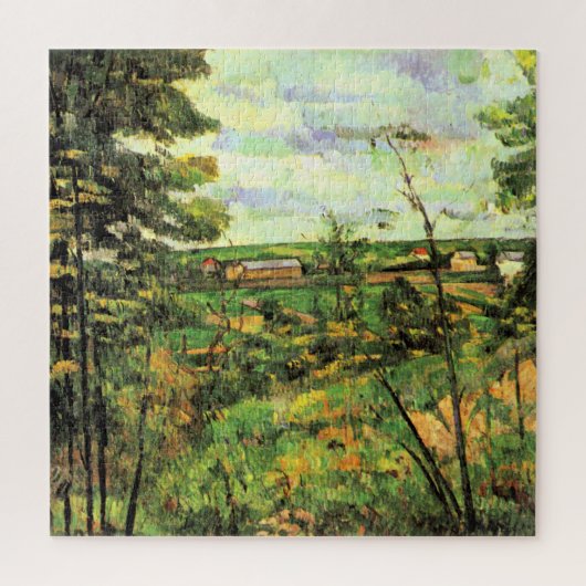 Paul Cezanne, The Valley of the Oise, ジグソーパズル (縦)