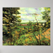 Paul Cezanne, The Valley of the Oise, ポスター (正面)