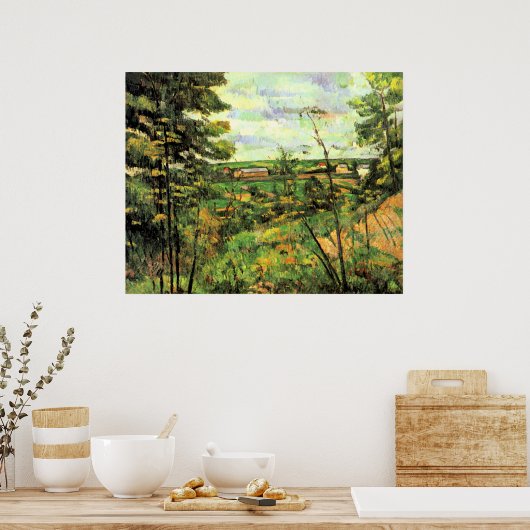 Paul Cezanne, The Valley of the Oise, ポスター (キッチン)