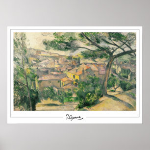 Paul Cézanne Zedign Art Poster #246 ポスター