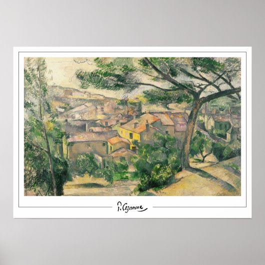 Paul Cézanne Zedign Art Poster #246 ポスター (正面)