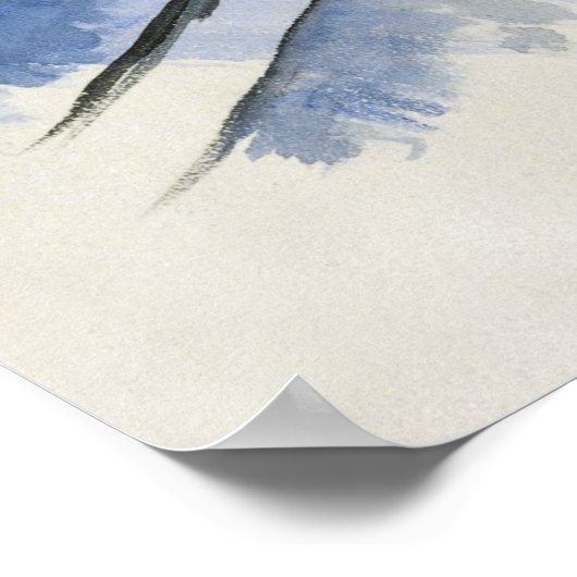 Paul Cézanne's Roses in a Bottle (1900-1904)  ポスター (角)