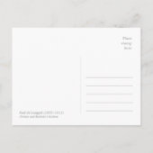 Paul de Longpre CC1012による明るい黄色の花 ポストカード (裏面)