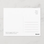 Paul de Longpre CC1012による明るい黄色の花 ポストカード (裏面)