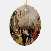 Paul Fischer: A Fire on Kultorvet セラミックオーナメント (右)