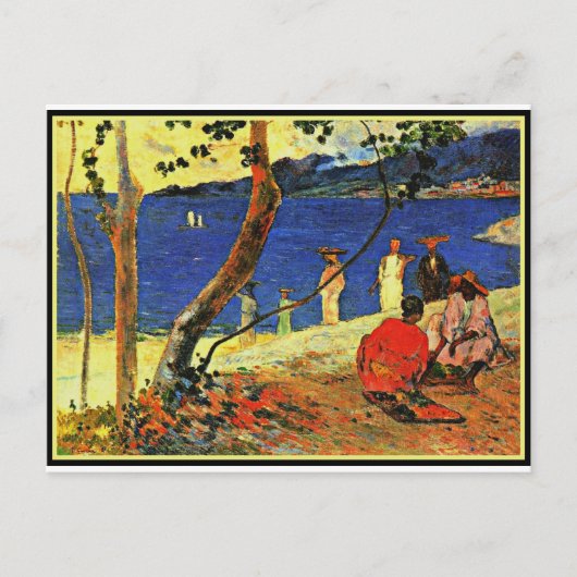Paul Gaugin – 海岸はがき ポストカード (正面)