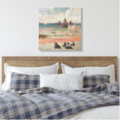 Paul Gauguinによる入浴ディープ，ヴィンテージファインアート キャンバスプリント (インサイチュ (寝室))