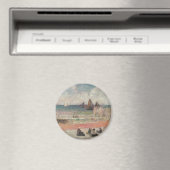 Paul Gauguinによる入浴ディープ,ヴィンテージファインアート マグネット (インサイチュ (食洗機))