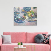 Paul Gauguinによる果実を持つ静物詩 キャンバスプリント (インサイチュ (リビング))