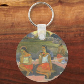 Paul Gauguinによる楽しい眠気,ヴィンテージアート キーホルダー (正面)