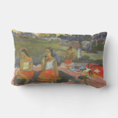 Paul Gauguinによる楽しい眠気，ヴィンテージアート ランバークッション (裏面)