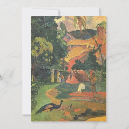 Paul GauguinのPeacocksとの風景 (正面)