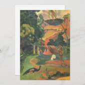 Paul GauguinのPeacocksとの風景 (正面/裏面)