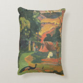 Paul GauguinのPeacocksとの風景 アクセントクッション (裏面(縦))