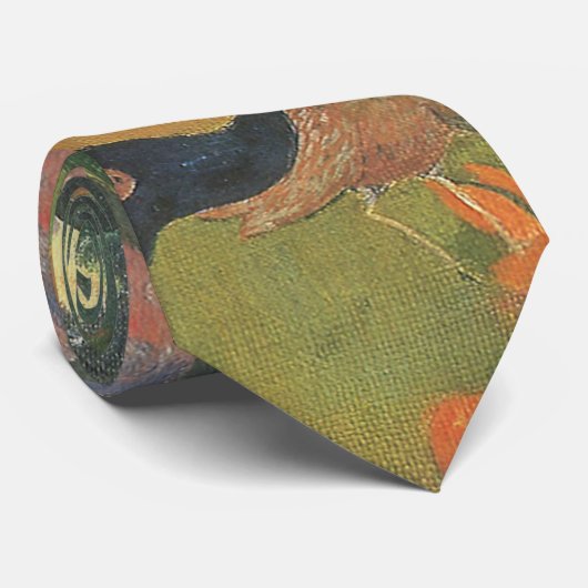 Paul GauguinのPeacocksとの風景 ネクタイ (ロール)