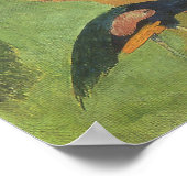 Paul GauguinのPeacocksとの風景 ポスター (角)