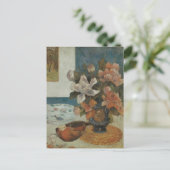 Paul Gauguin中国のによる牡丹とマンドリン ポストカード (スタンド正面)