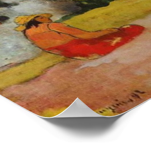 Paul Gauguin真実の瞬間IIポスター ポスター (角)