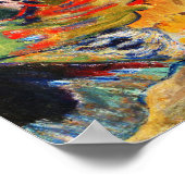 Paul Gauguin著のハイビスカスツリー(Te burao) ポスター (角)