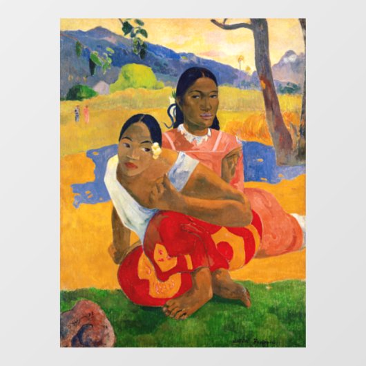 Paul Gauguin – いつ結婚するの? ウィンドウサイン (シート)