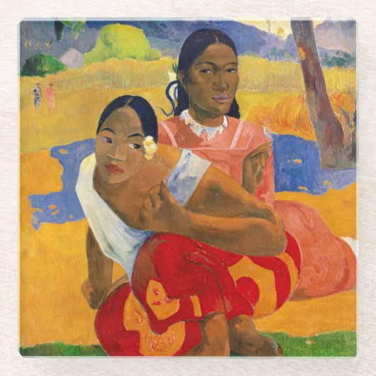 Paul Gauguin – いつ結婚するの？ ガラスコースター (正面)