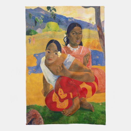 Paul Gauguin – いつ結婚するの? キッチンタオル (縦)