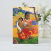 Paul Gauguin – いつ結婚するの? サンキューカード (スタンド正面)