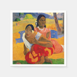 Paul Gauguin – いつ結婚するの? スタンダードカクテルナプキン