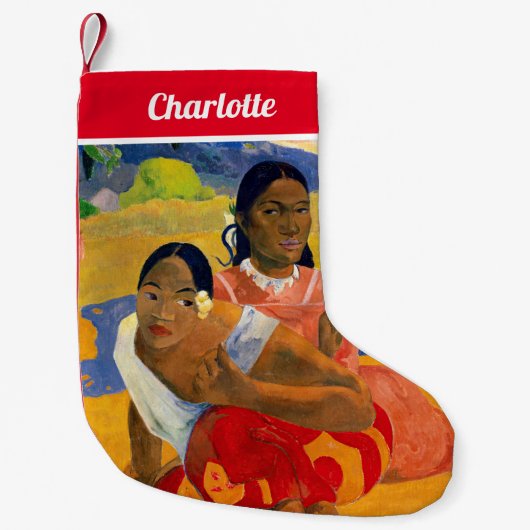 Paul Gauguin – いつ結婚するの? スモールクリスマスストッキング (正面)