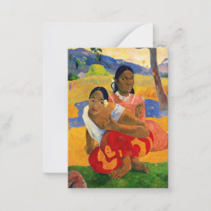 Paul Gauguin – いつ結婚するの? ノートカード