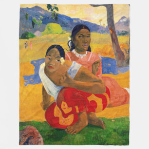 Paul Gauguin – いつ結婚するの? フリースブランケット