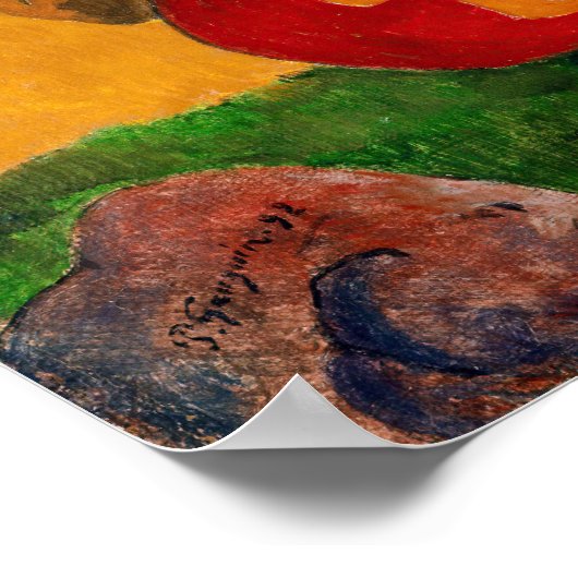 Paul Gauguin – いつ結婚するの? ポスター (角)