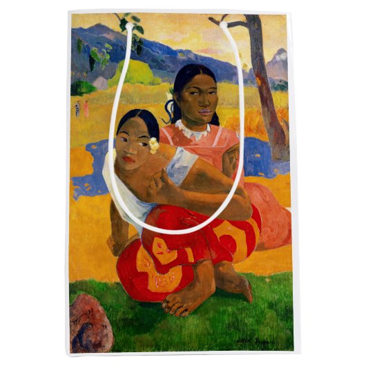 Paul Gauguin – いつ結婚するの? ミディアムペーパーバッグ (正面)