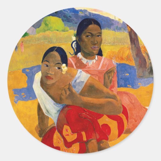 Paul Gauguin – いつ結婚するの? ラウンドシール (正面)
