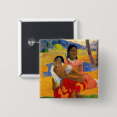 Paul Gauguin – いつ結婚するの？ 缶バッジ (正面&裏面)