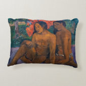 Paul Gauguin – とその体の金ゴールド アクセントクッション (裏面)