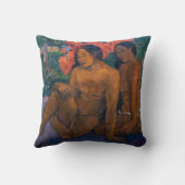 Paul Gauguin – とその体の金ゴールド クッション (裏面)