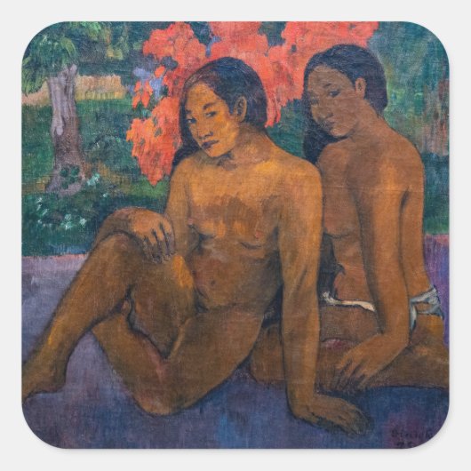 Paul Gauguin – とその体の金ゴールド スクエアシール (正面)